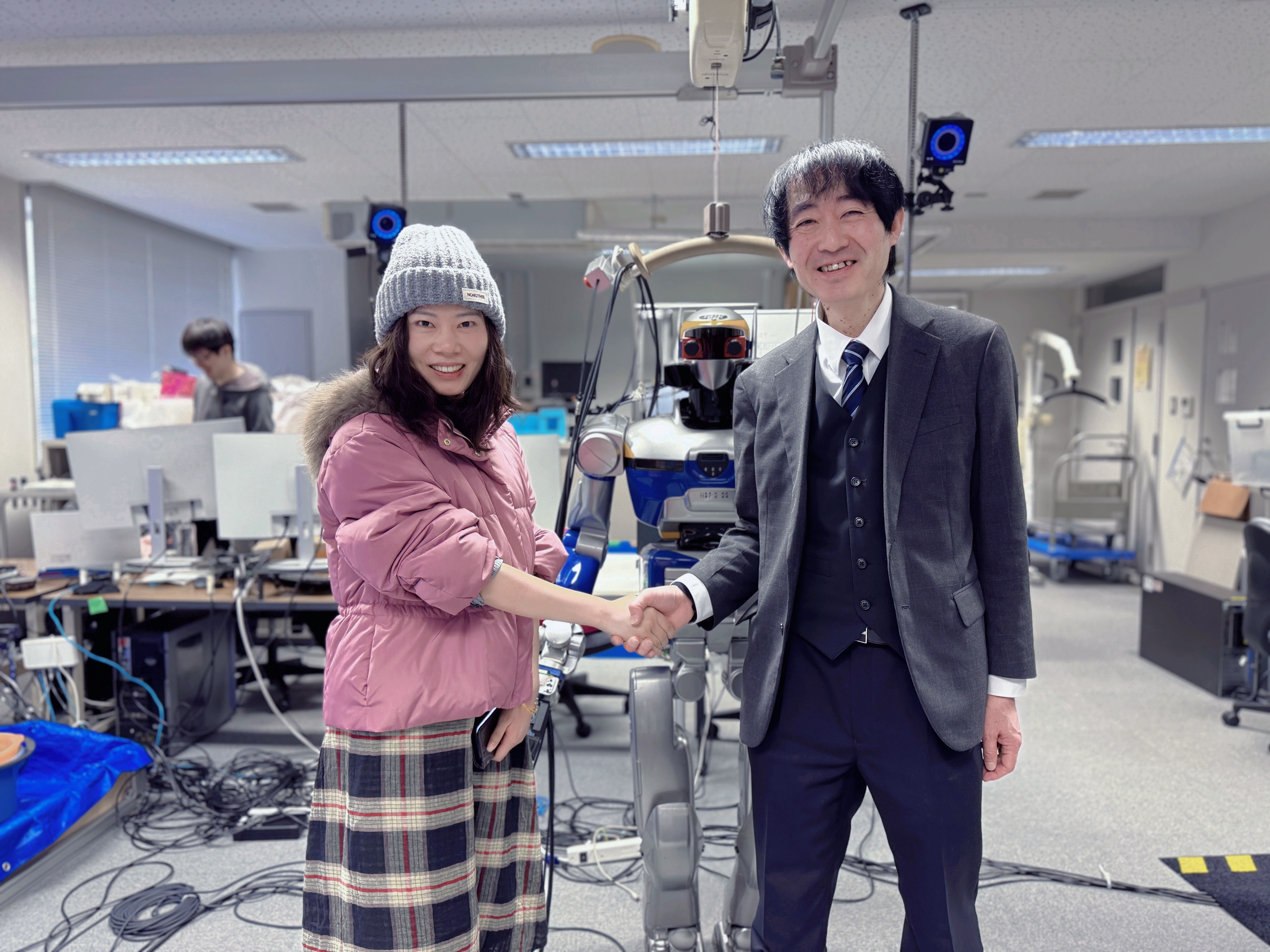 Konno lab visit photo 1